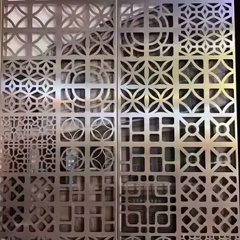 Перфорированные перфорированные перила из листового металла
