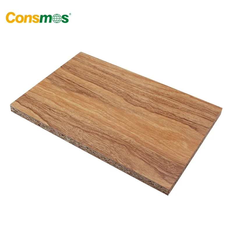 16mm 18mm Furniture Grade E2 E1 E0 Glue Melamine Particle Board for Decoration