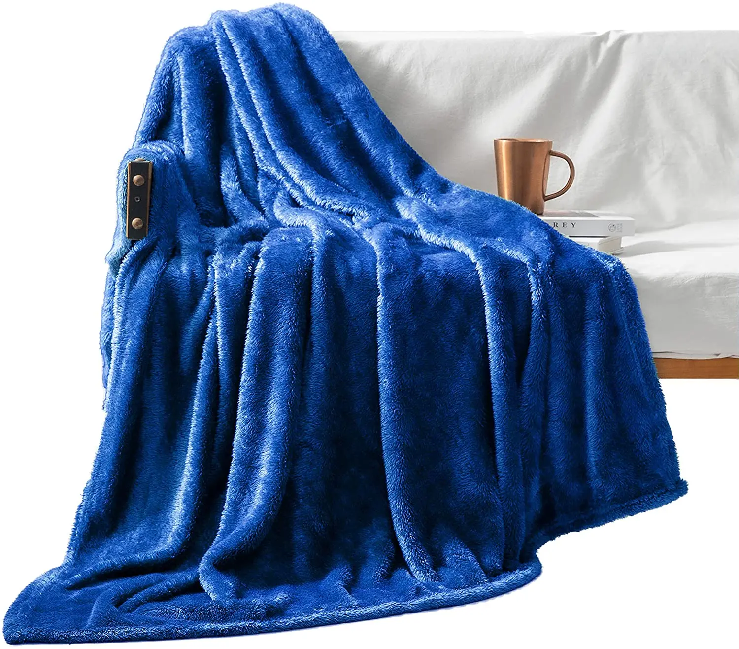 Exclusivo Plush Fuzzy Large Fleece Throw Blanket for Couch/Bed /Sofa