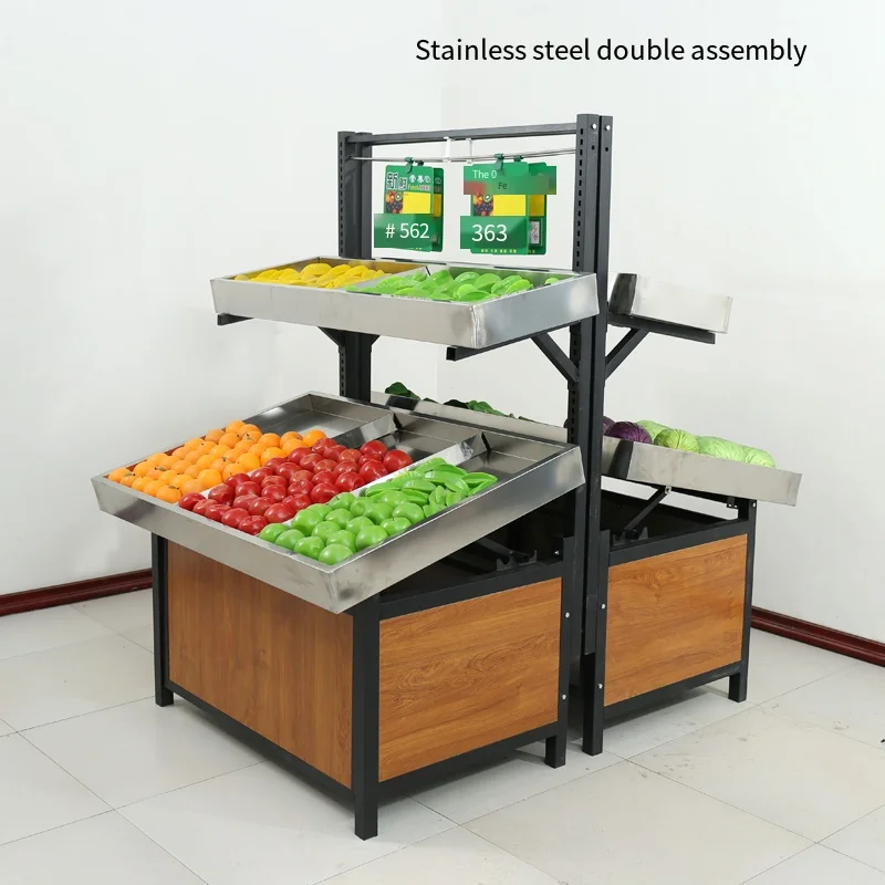 Wall Side Gondola Shelving Advertising Display Supermarket Racks Supermarket Shelf For Bread