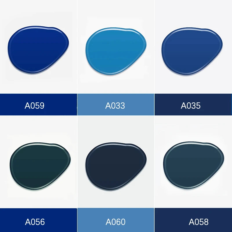 BLUEDEE Factory Nail Supplies Blue Haze Color Uv Gel Eco--Friendly Matte Organic Long Lasting Nail Polish Gel Set