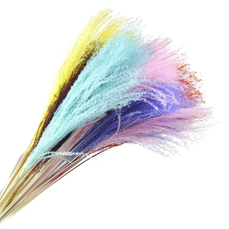 
China factory cheap artificial flowers wholesale bermuda grass dried flower 