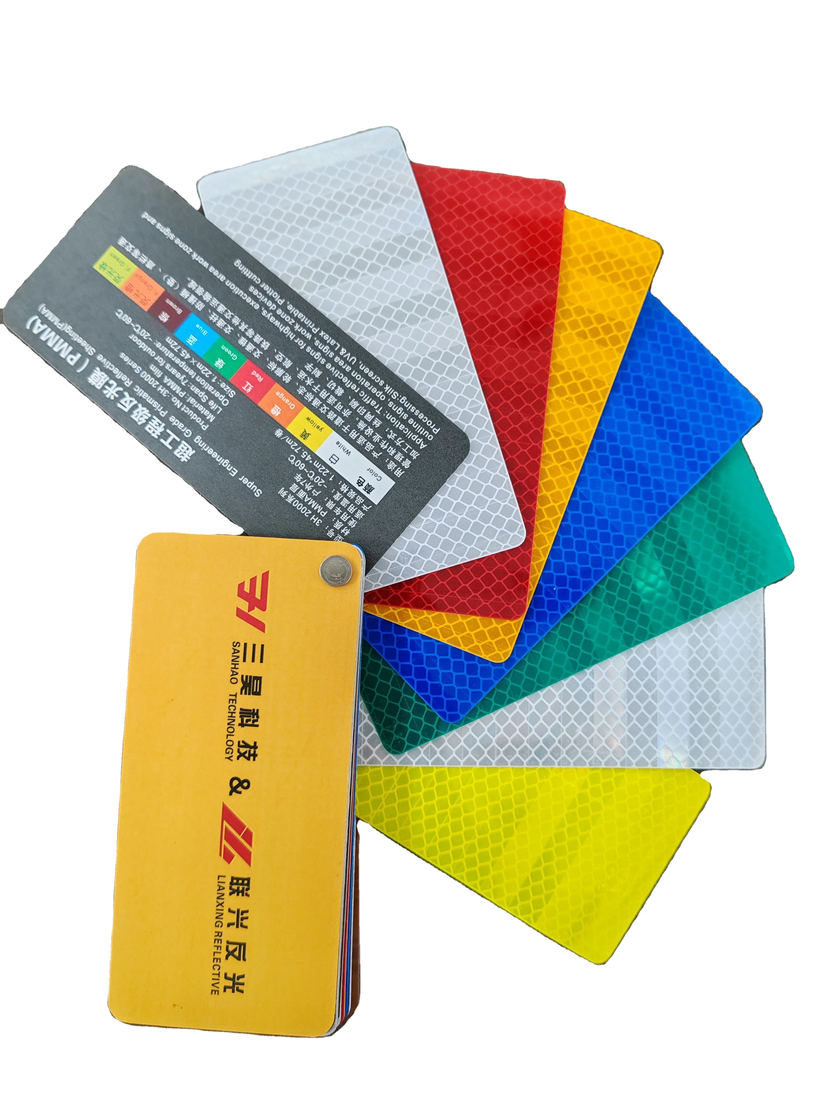 Factory Direct Various Color High Visibility Weather Resistance Prismatic Reflective tape Sheeting for Traffic Safety Signs