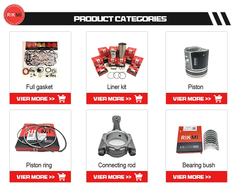 D722 D850/D905 D950 D1105 D1005 Replacement Cylinder Liner ME013366 Tractor Excavator Diesel Engine Parts