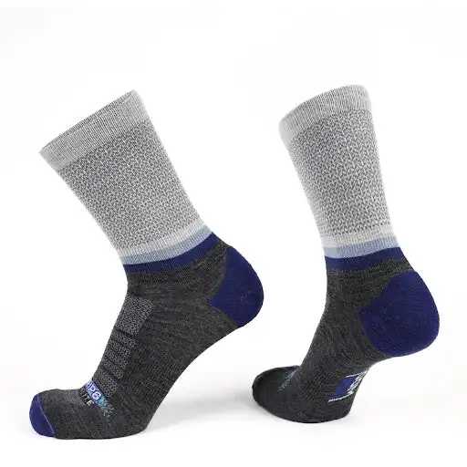 Mens Merino Wool Crew Teklite Ocean Sock
