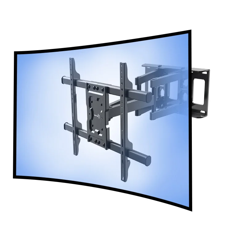 Full Motion TV Mount Dual Articulating Arms Swivels Tilts Rotation TV Wall Mount Bracket