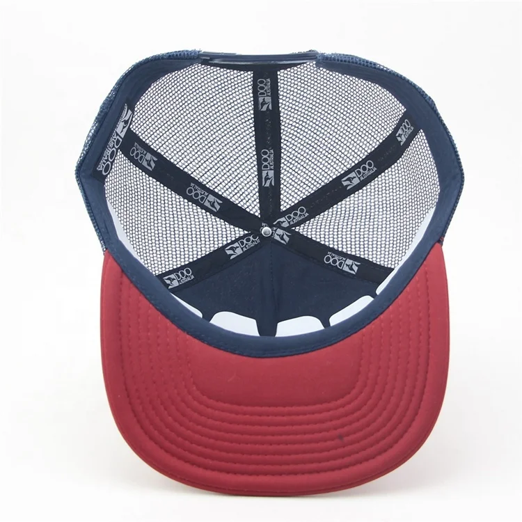 Custom Australia Puff Print Embossed Foam Trucker Cap Gorras Screen Print Mesh Trucker Hat
