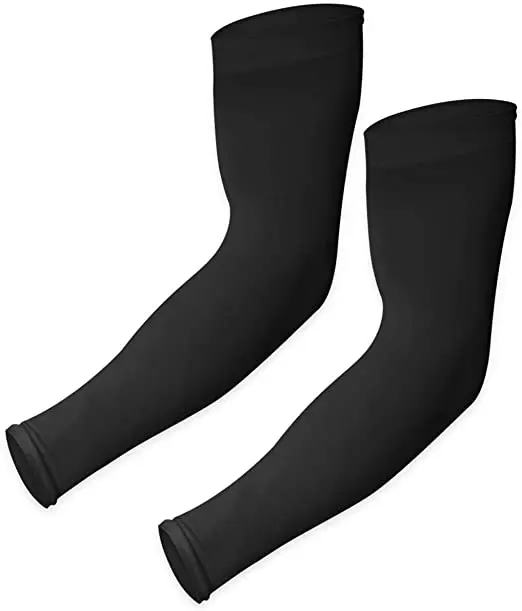 
Sports seamless anti uv protection waterproof compression tattoo padded custom arm sleeves for baseball basketball fishing golf 