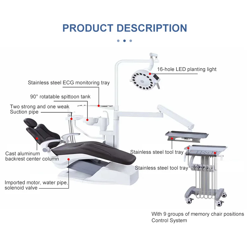 Top Quality Dentist Equipment Dental Chair Unit with Good Price