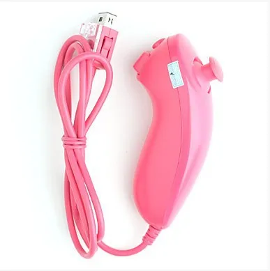 Оптовая продажа левосторонний джойстик для Nintendo Wii Nunchuk WiiU видео игровая консоль пульт