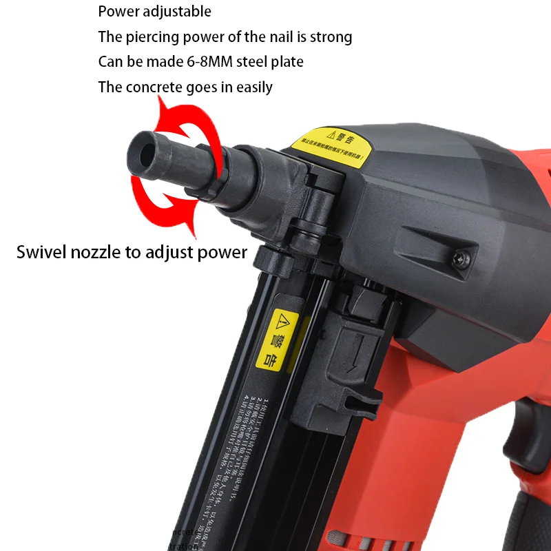 DCCN90S2 New market pure battery powered concrete nail gun cordless shot nail gun