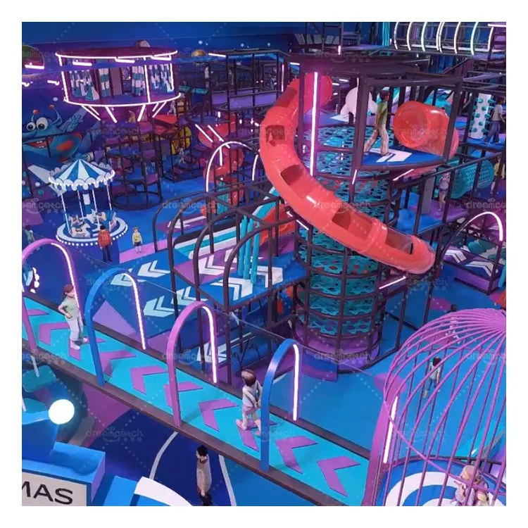 Commercial Playgrounds Kids Maze Soft Play Adventure Park Children Indoor Playground