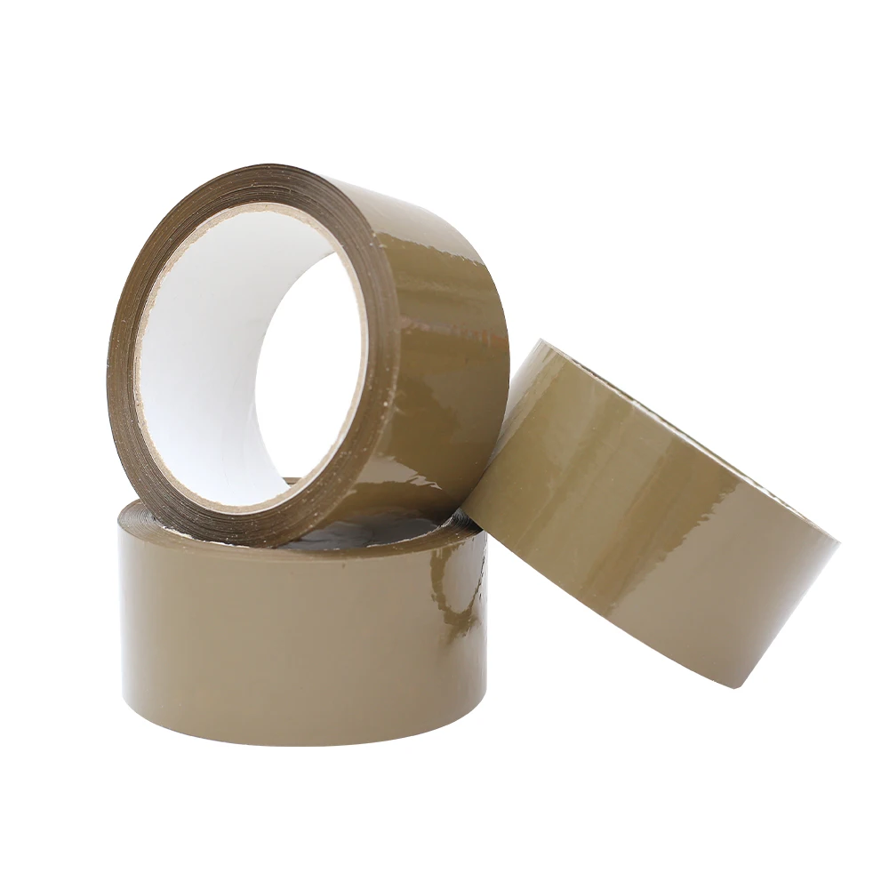 Custom size 48mm x 66m Adhesive Brown Packing Tape Parcel Tape for Carton Box  packaging tape