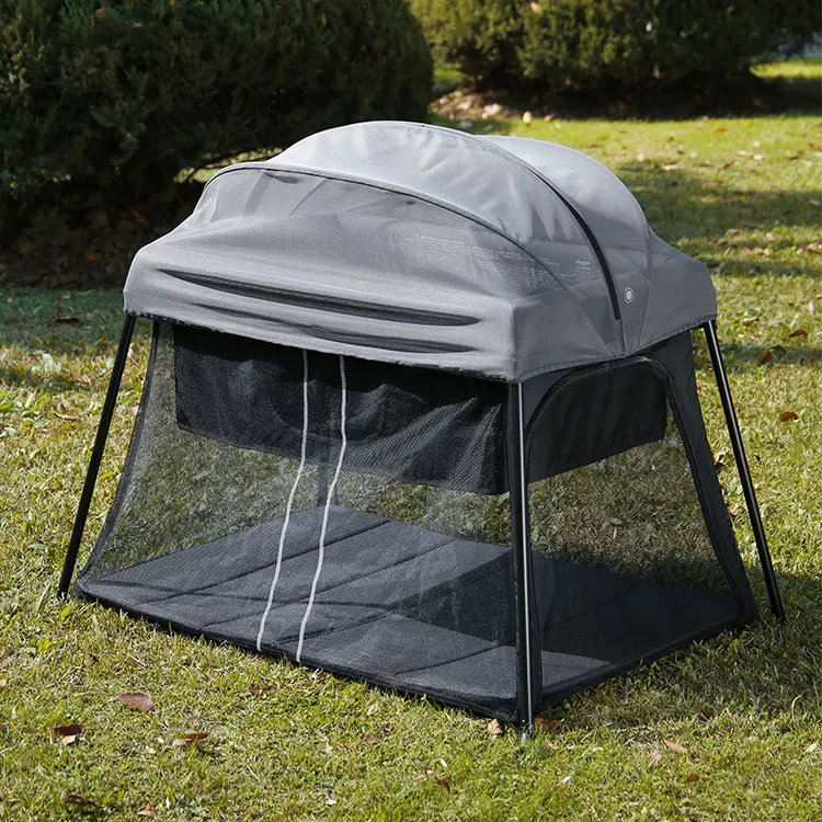 Oem Odm 3 в 1 портативная детская кроватка для сна детская дорожная кроватка с москитной сеткой