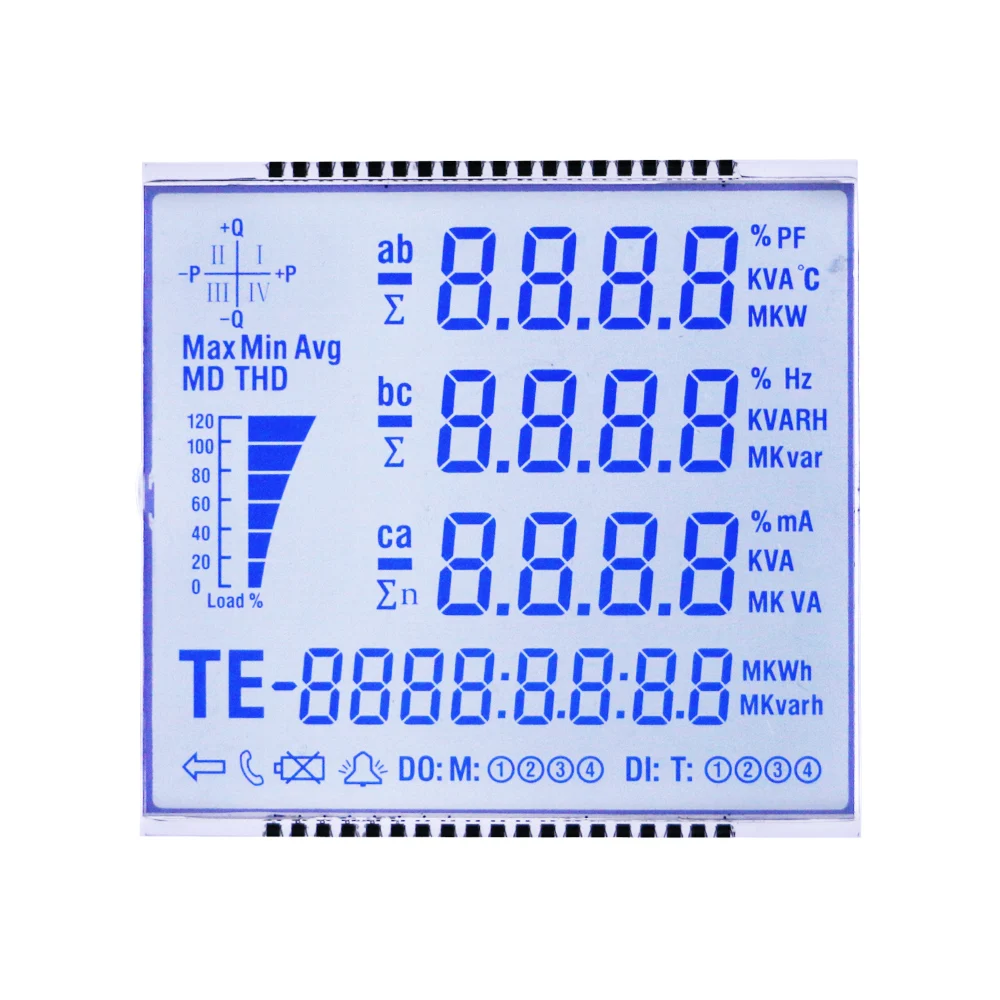 Large dimension 7 segment tn mono fuel dispenser lcd display