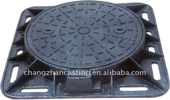 Anti-theft Lock Round Casting Iron Manhole Cover