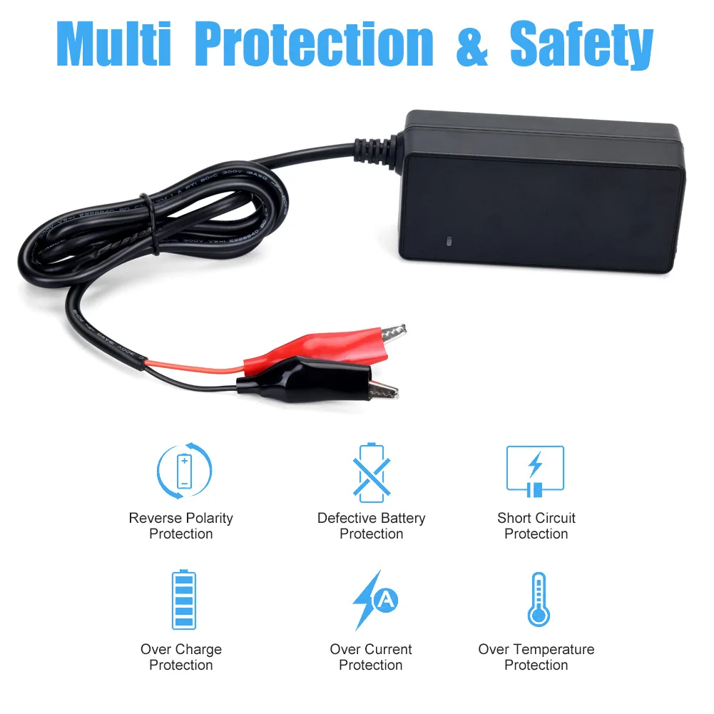 12V 3A свинцово-Кислотное зарядное устройство AGM Gel Cell iGel LTV Trickle Pulse Repaire 14,8 V MCU SLA зарядное устройство