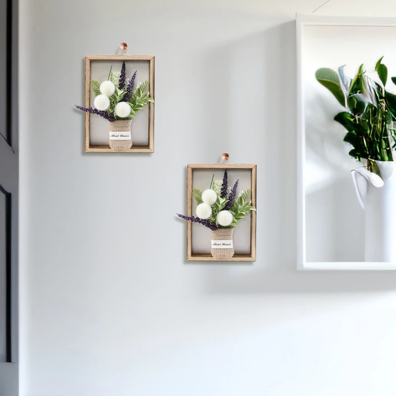 Custom high quality 3D picture frame diy simulation flower picture frame home wall hanging decoration