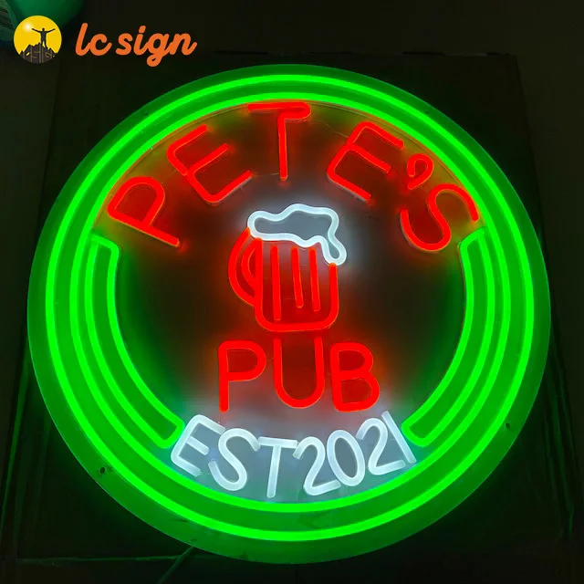 Display LED Sign Neon Light Pub Bar Cafe Restaurant Decor infinity mirror letter neon sign