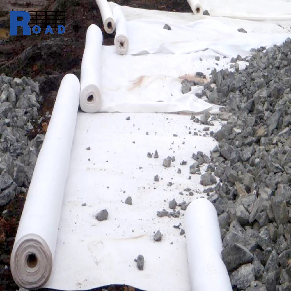 Nonwoven Geotextile Needle Punched Type Filament Geotextile Polyester Polypropylene Short or Long Fiber