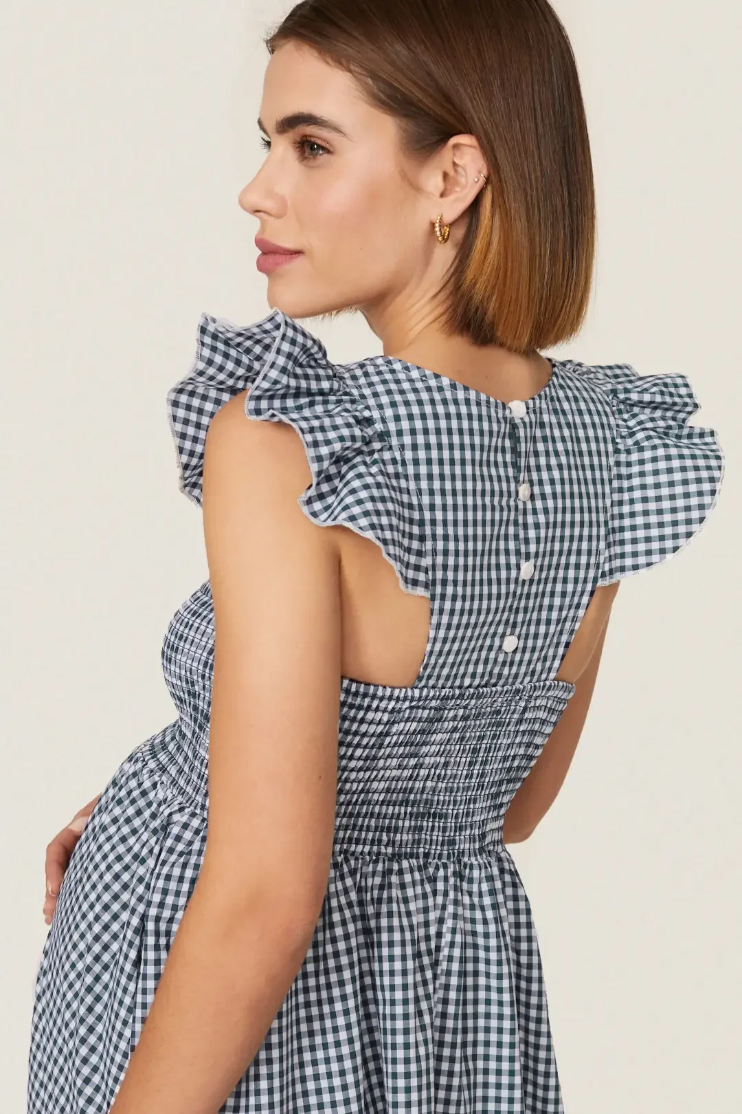 Hot ruffle pregnancy dresses maternity for photography maternity gowns for photoshoot baby shower dresses for pregnant women