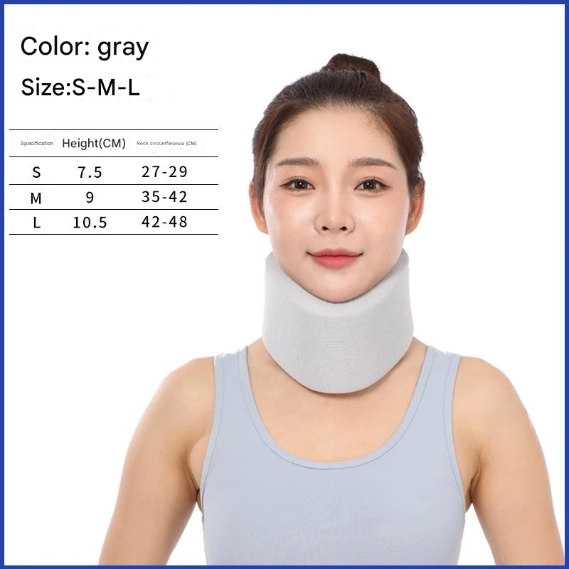 Neck brace neck collar anti-sponge artifact fixed support cervical traction