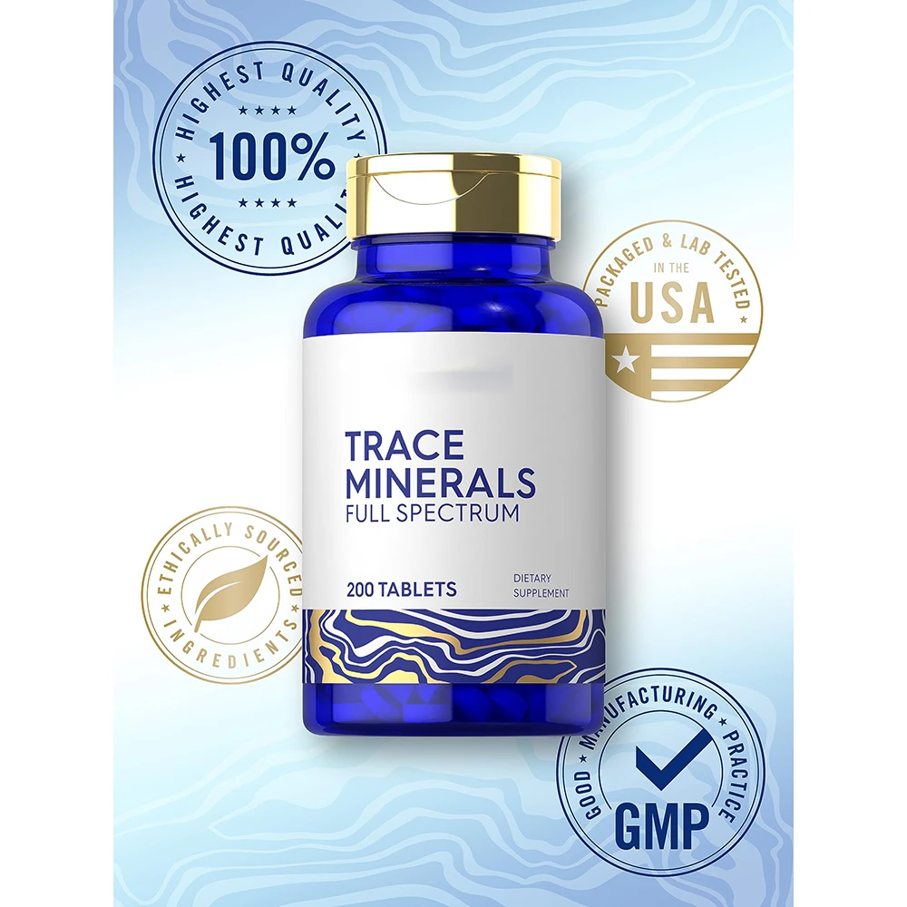 Trace Mineral Tablets For Non-genetically modified GMP Stamped Wheat-less Herbivore Low-sugar