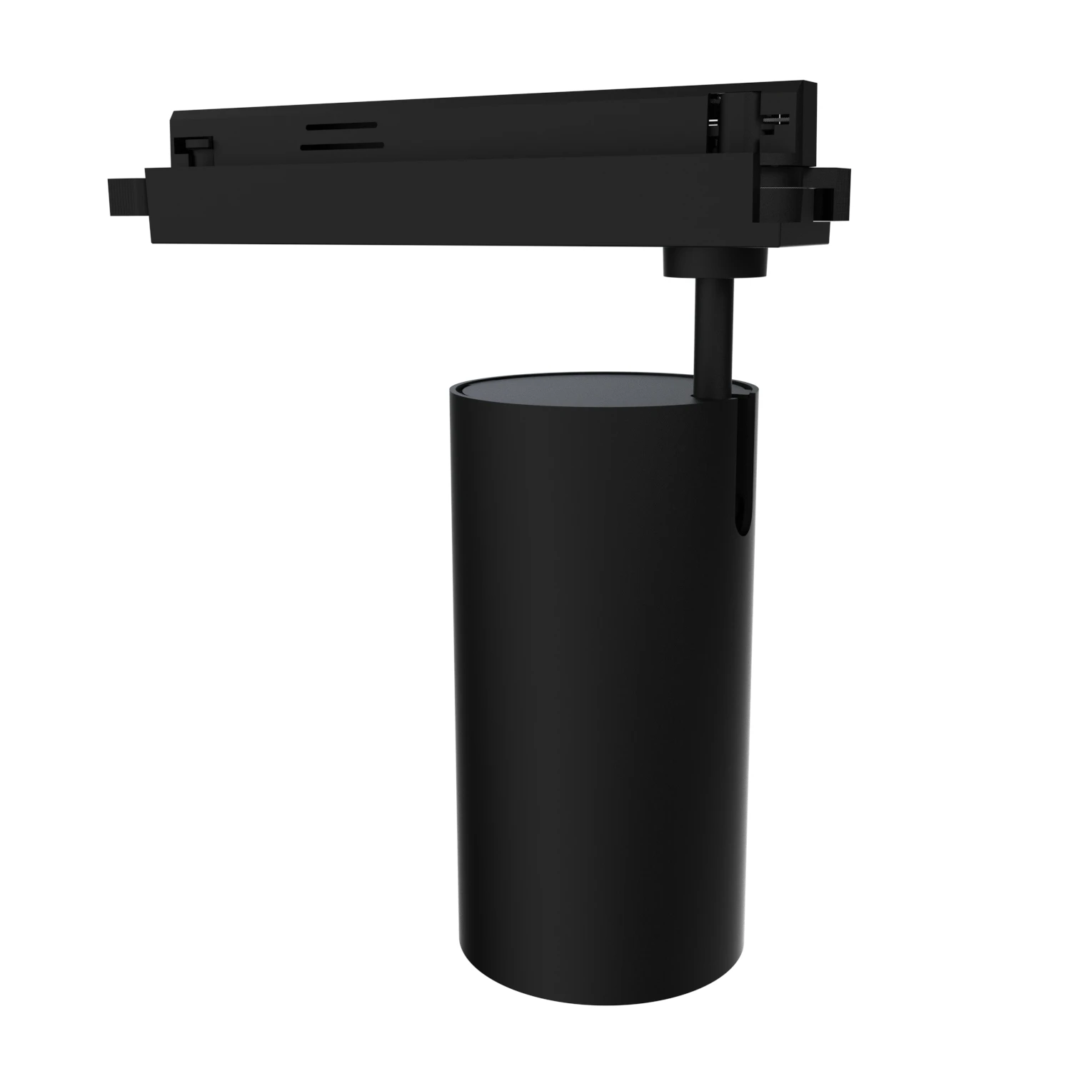 Hot sale Commercial project lighting hotel shop market black white surface mount recessed aluminum rail ceiling led track light