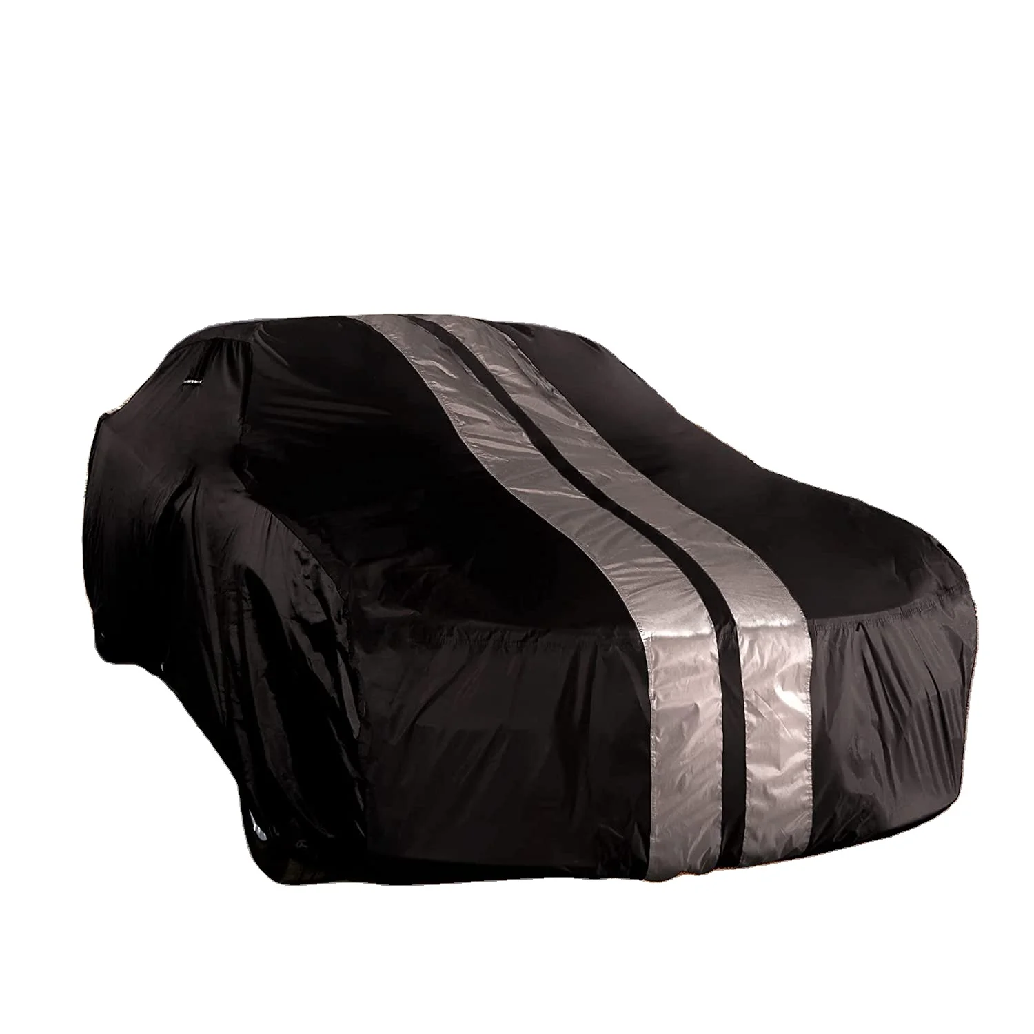 Universal Cover Car Protective Car Cover Outdoor Automatic Waterproof Car Cover Red Stripe polyester Taffe 190T cotton-added