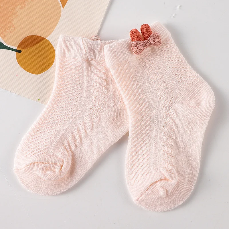 Wholesale Cute Ankle Newborn Baby Socks  For 0-5Age Kids Cotton Fabric Thin Style Boneless Gift Sock Breathable Toddler Socks