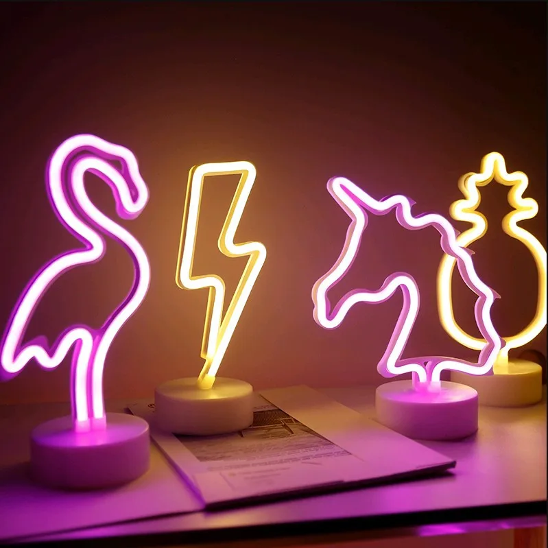 Kanlong Battery Operated Led Neon Lights for Wall