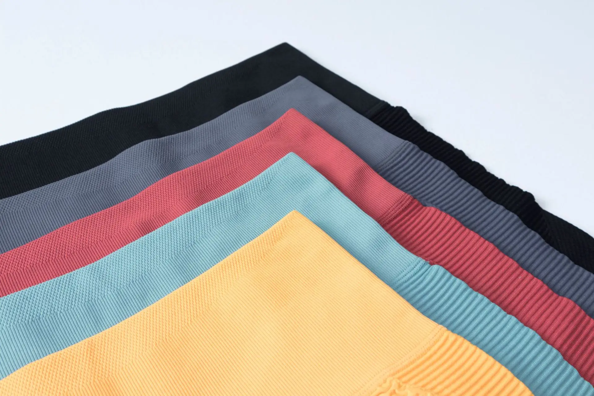 NANBIN High Waist Gym Sexy Skinny Leggings Tummy Moisture Absorption Seamless Knitted Sports Women Butt Lifts Shorts