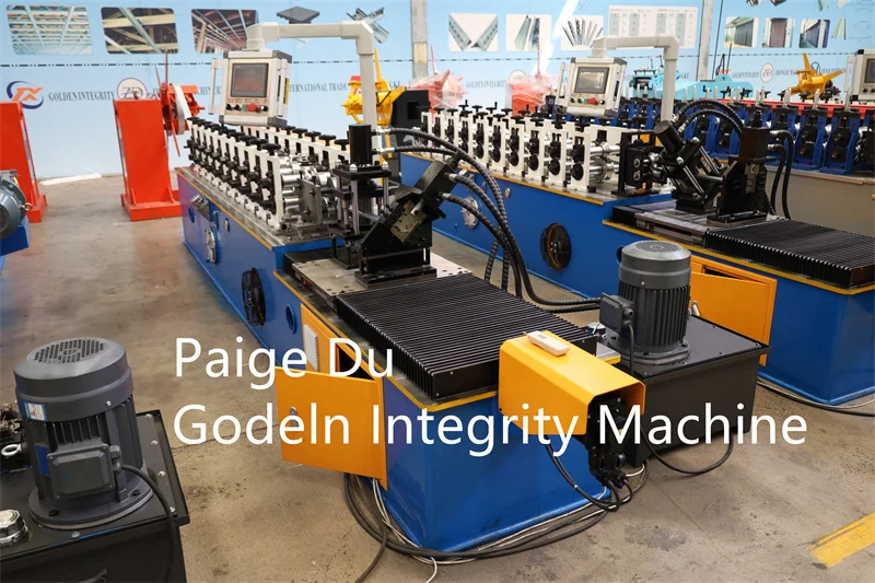 Stud and track U channel U runner channel roll forming machine for ceiling or drywall frame