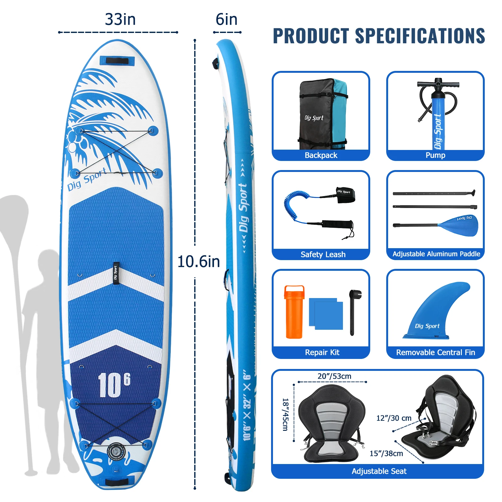 China Surfboard Manufacturer Water Sports Paddle Boards Inflatable Surf board Standup Paddleboard Sup Surfboard
