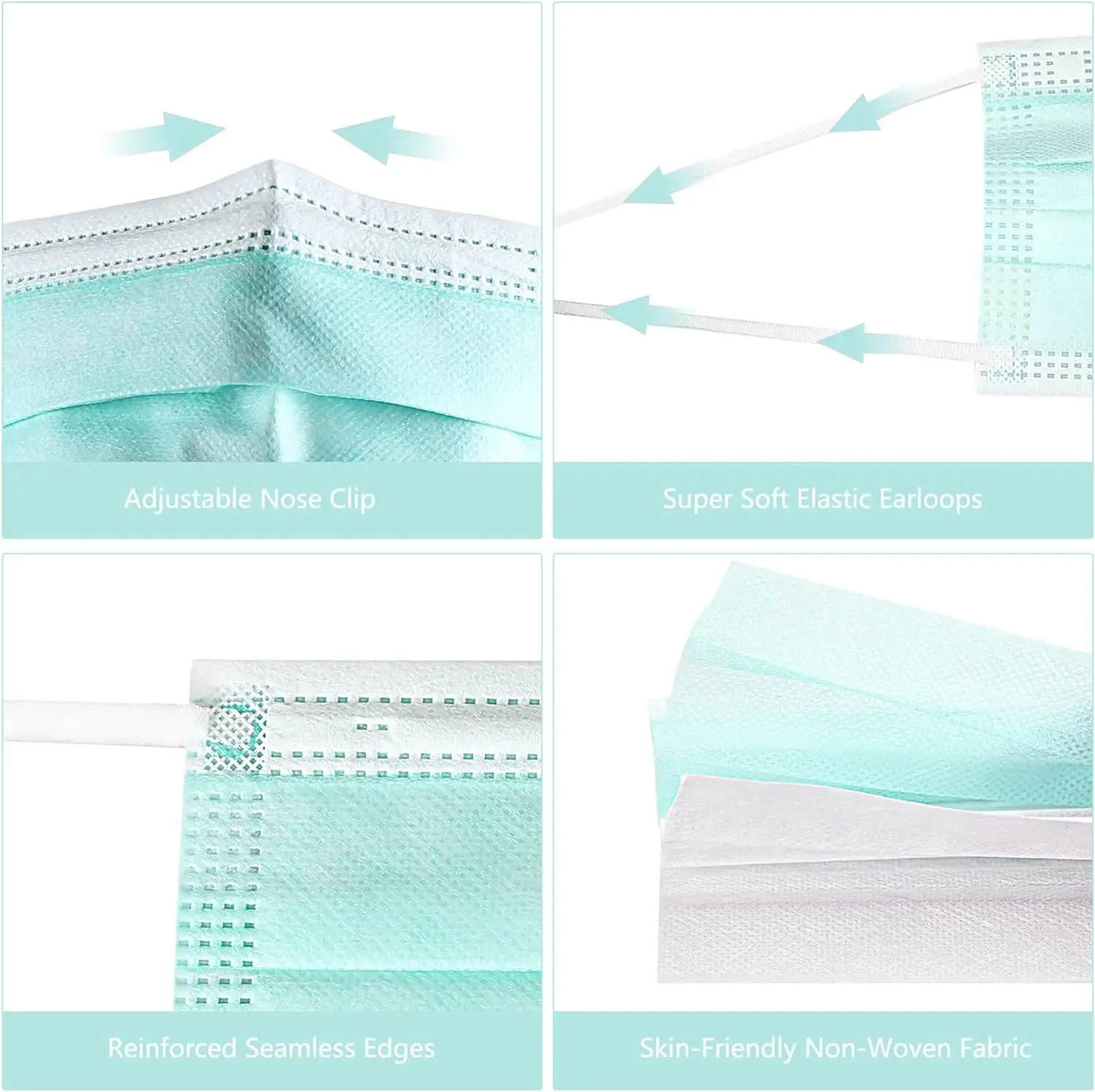 Face mask Manufacturer 3ply Earloop Level 2 Breathable Black Medical Disposable Face Mask Black Masks