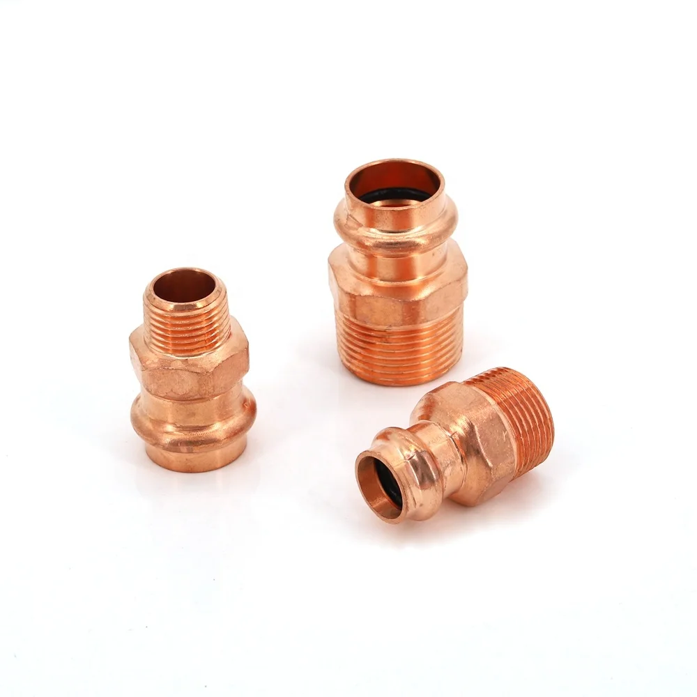 China Factory EN1057 BS2871 ASTM B 88 Copper Press Pipe Fitting 45 Degree Elbow