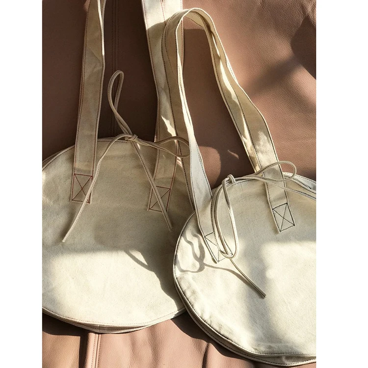 Crossbody Women Leather Tote Sling Shoulder Eadoe Online Shopping Canvas Round Cotton Bag