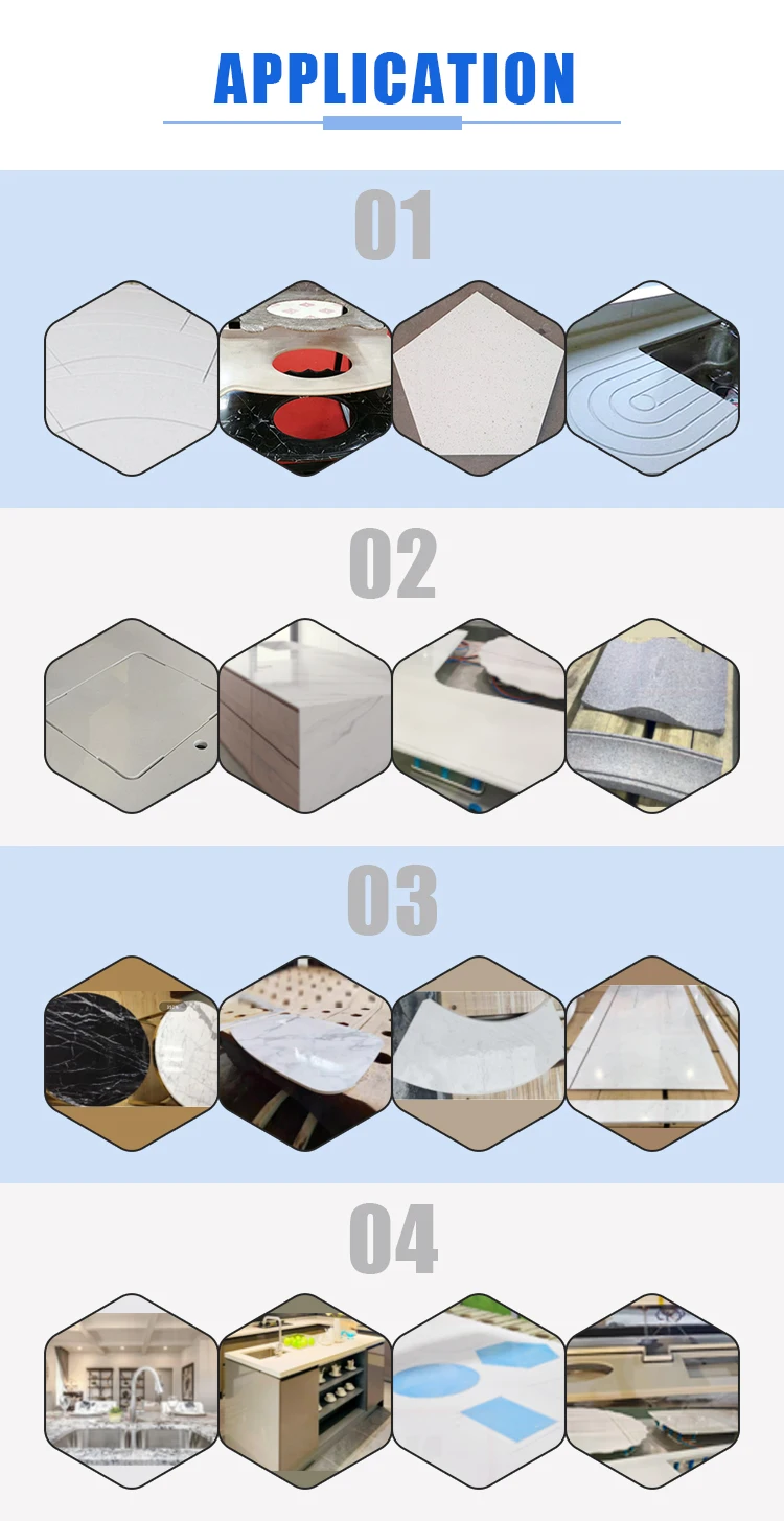 MISHI Bridge Saw Stone Cutting Machine Making Cabinet Countertop 5 Axis Cnc Marble Quartz Cutting Polishing Machine