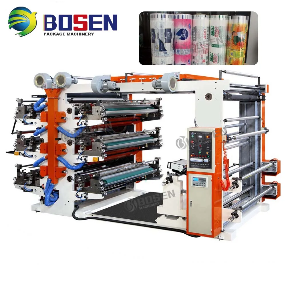 High-quality Supplier Four-color Label UV Flexo Printing Machine Die-cutting Flexo Printing Machine