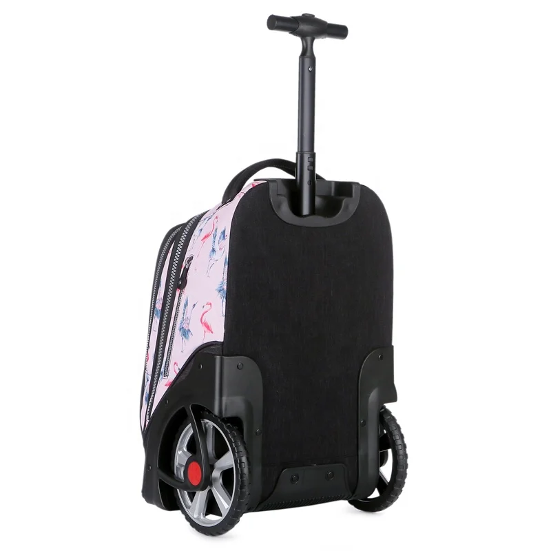 Children Trolley School Backpack Wheeled Bookbag Rolling Wheel Kids School Bag With Wheels Bags For School