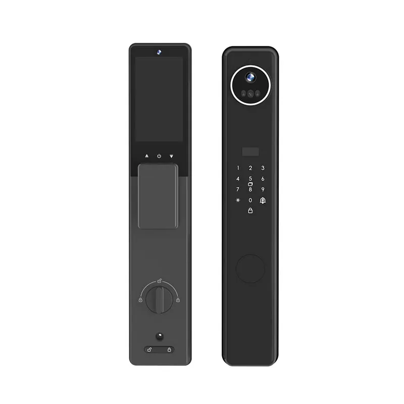 Saifus TTLock 3D Face Smart Lock Key Card Fingerprint Access Aluminum Wood Steel Brass Door Compatibility Bluetooth App Cloud