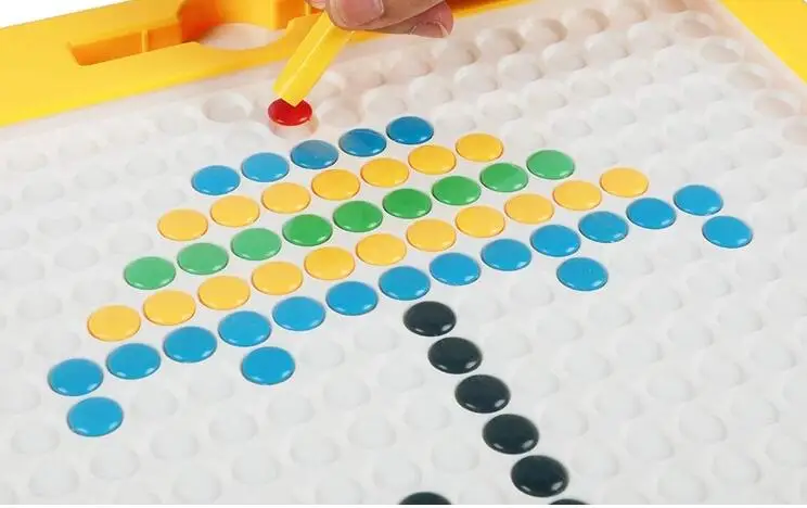 Лидер продаж Прямая поставка с завода цветные шарики из шоколада магнитная доска для рисования Magpad Dot