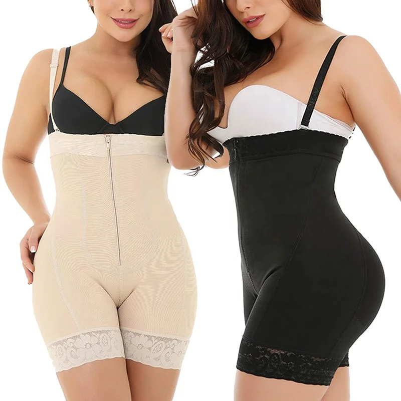 Fajas Colombianas High Waist Girdles Shapewear Butt Lifter Panties And Thigh Shapers Bodysuits For Women
