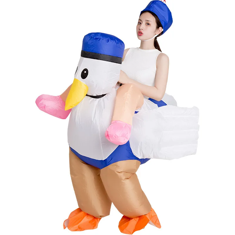 Cute chicken Inflatable  costume for adults Halloween Christmas Carnival Inflatable Costume