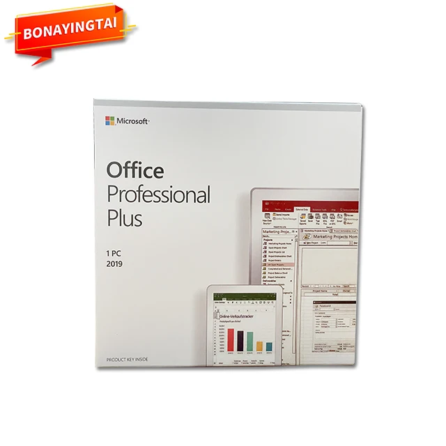 DVD-плеер Office 2019 Professional Plus / Pro на английском языке полный пакет онлайн Активация 12