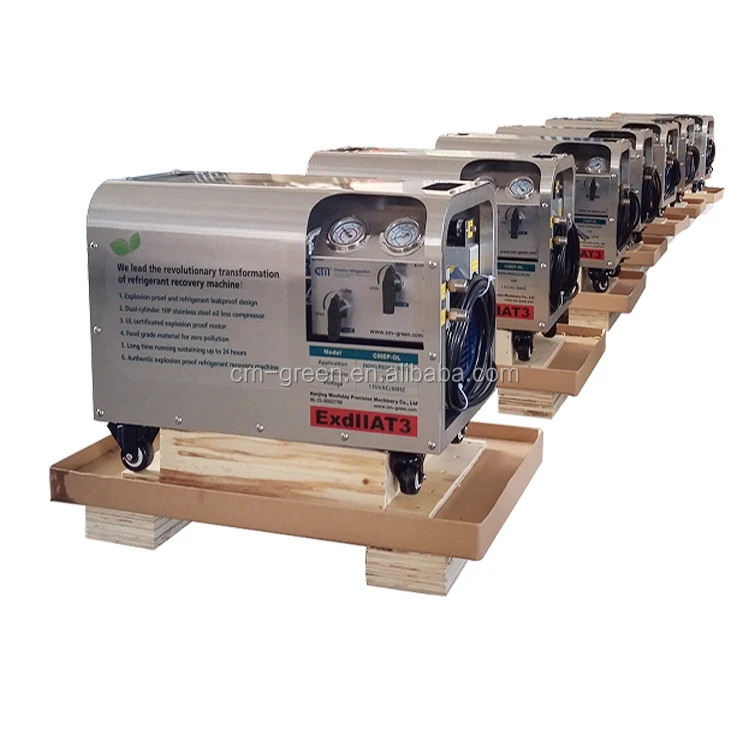 Factory Direct Sale Oil Extraction Recovery Pump 1HP Oil Less Refrigerant Recovery Machine