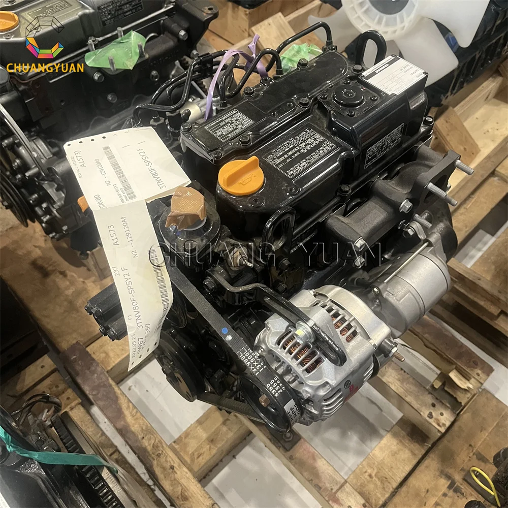 Оригинальный 3TNV80 3TNV80T полный двигатель в сборе A1436 3365 для экскаватора Yanmar