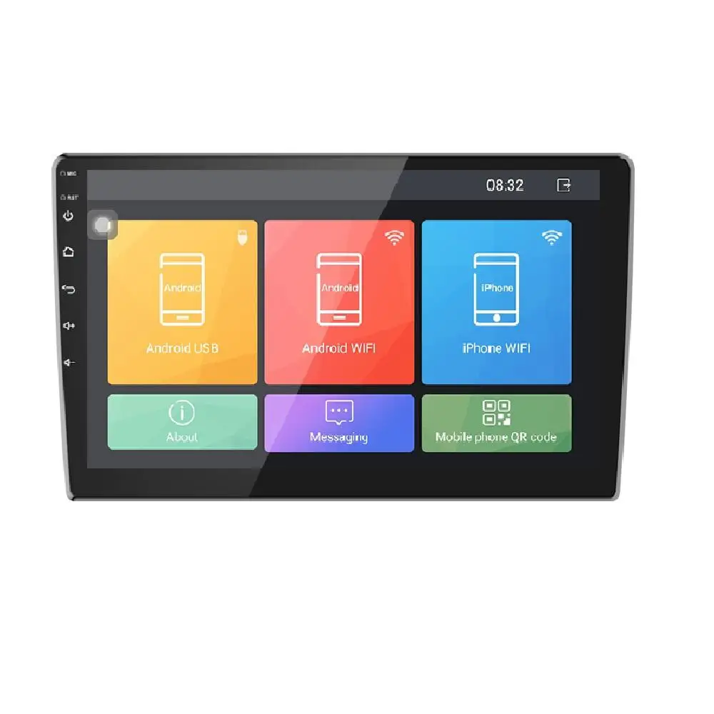9inch Car Stereo Double Din Radio android system with BT rear Camera Mirror Link apk FM Radio
