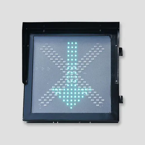 Single Square Stop and Go LED traffic control sign