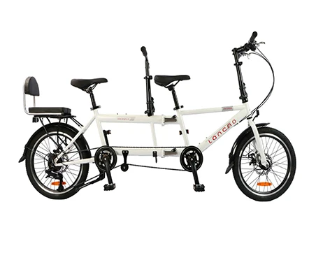 20 Inch  Tandem bicycle   Double Folding Bike High carbon Steel Frame Family Bicycle